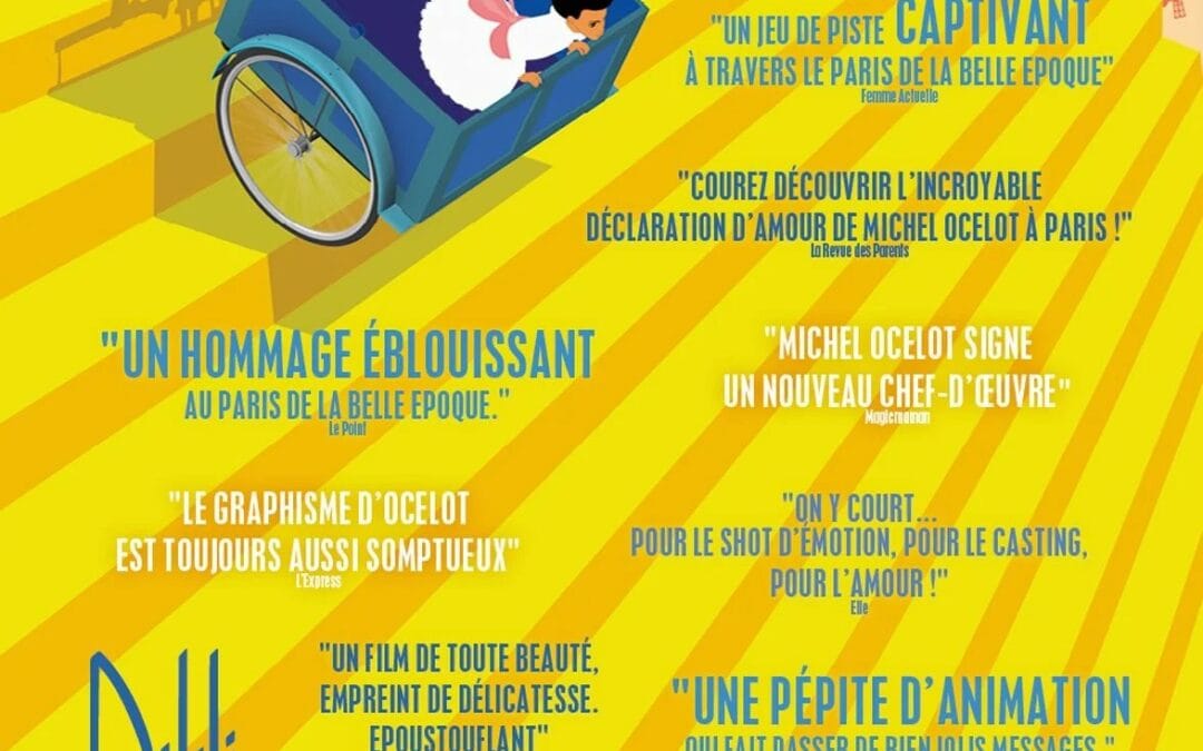 Dilili à Paris – Cinéma la Halle aux Grains